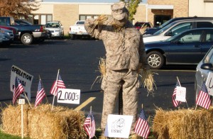 Military Scarecrow